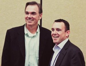 Billy Beane and Patrick Armstrong, our VP of Business Development, at our 2012 IAC Event. 