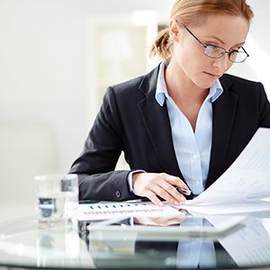 The manager is looking over some of the data to see what went wrong with her project.