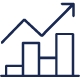 The graph shows an increase.