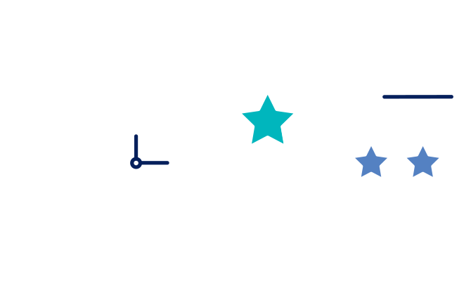 The clock shows that time so so significant in having success to the company and to become the star company.