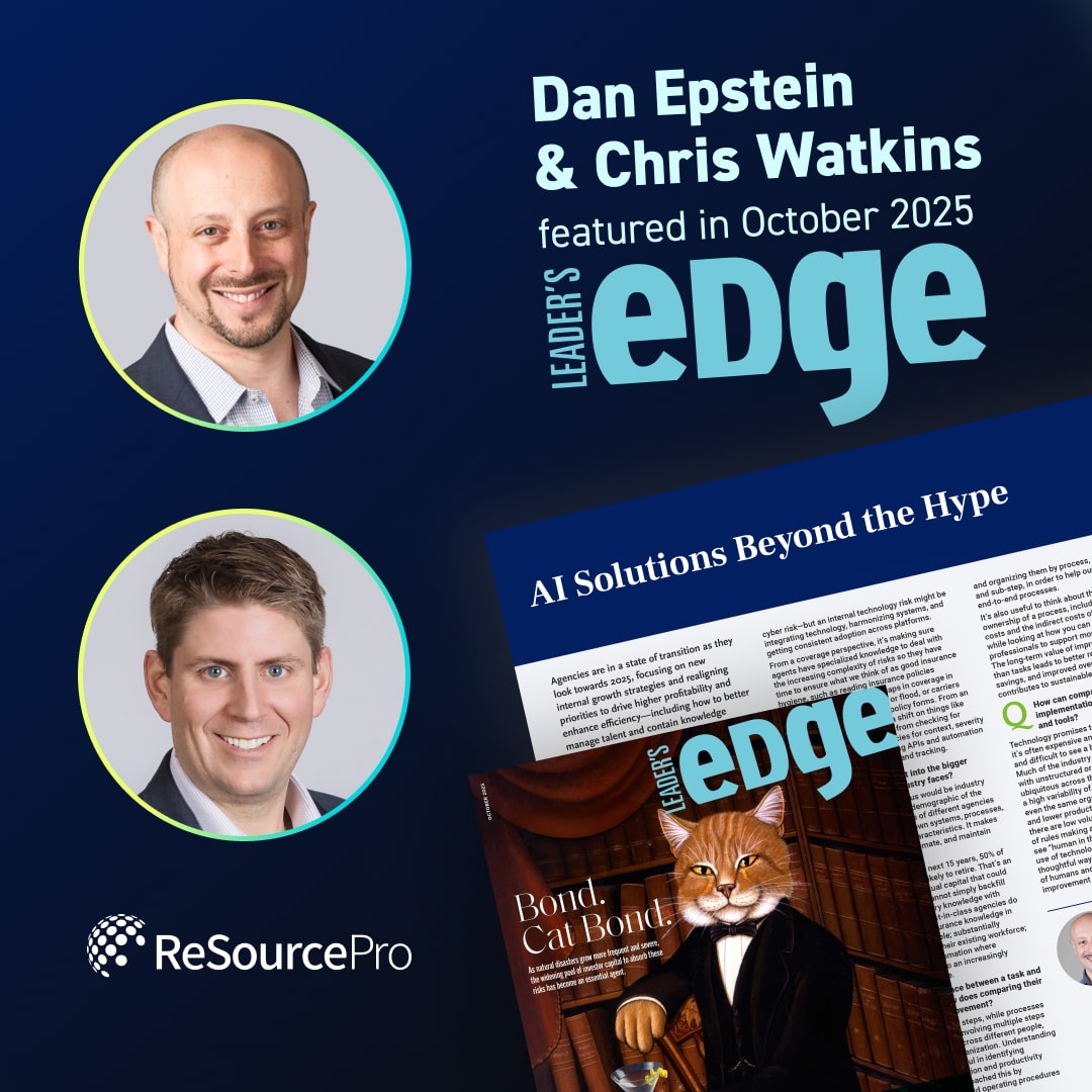Dan Epstein & Chris Watkins featured in October 2025 LEADER’S EDGE AI Solutions Beyond the Hype